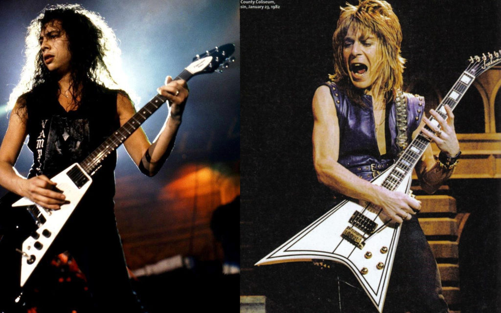 Kirk Hammett and Randy Rhoads